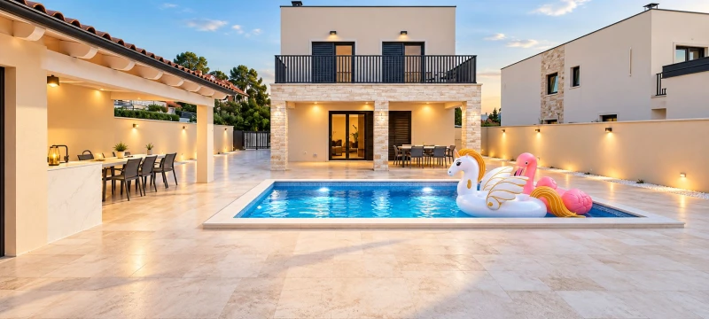Villa SALVORE – Romantic villa near the beach, heated pool, games room, summer kitchen & bbq, Savudrija, Savudrija