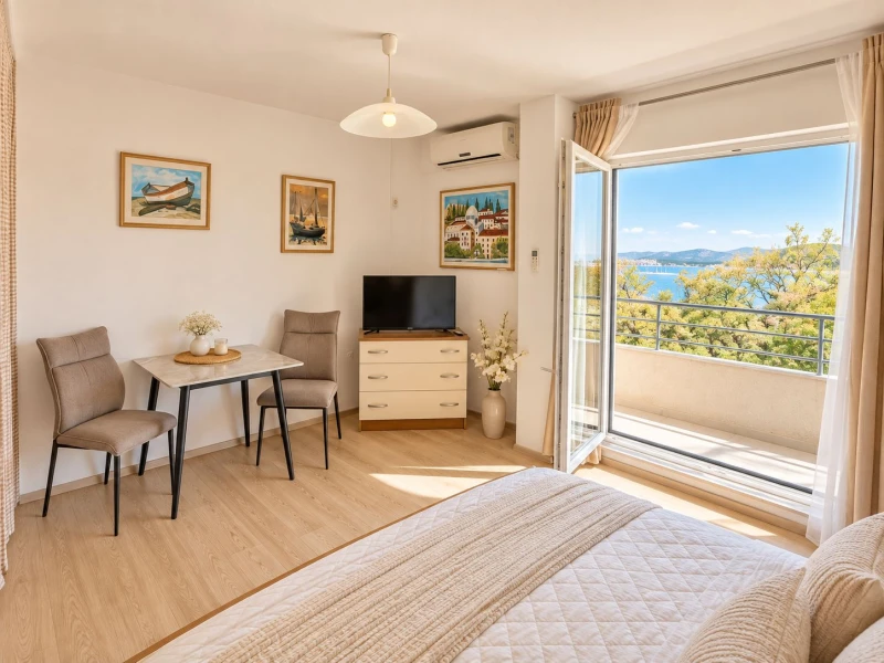 Beach apartment Ana - Wake up to the sea, balcony, terrace, garden & parking, Murter - Dalmatia, Murter