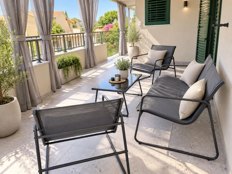 Beach apartment Ana, Balcone / terrazza