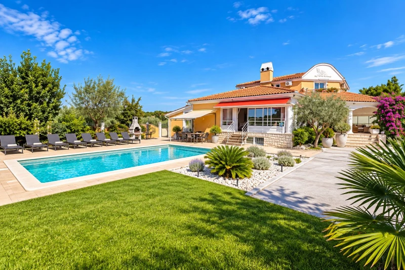 Villa VEDORNA - big wellness house near beach, wellness room, game room, playground & bbq, Pomer - Istria, Pomer