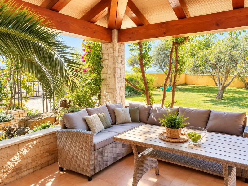 Luxury apartment Marin - summer paradise, terrace, garden, summer kitchen & bbq, near the beaches, Pomer - Istria, Pomer
