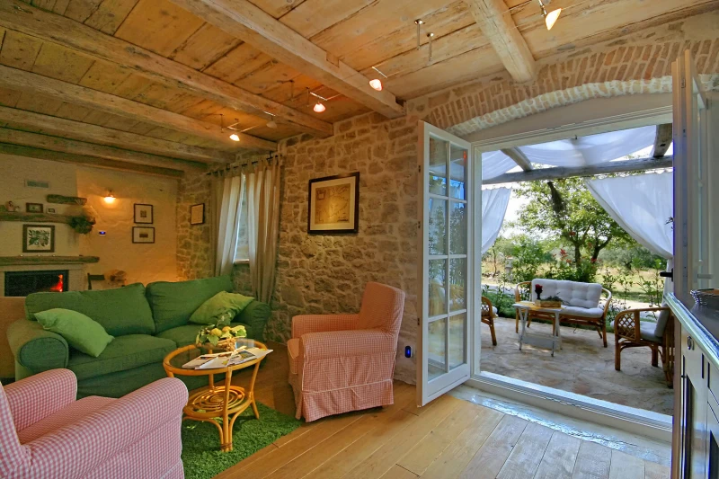 Casa Buscina, Living room