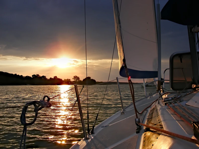 Sailing in Umag, Istria