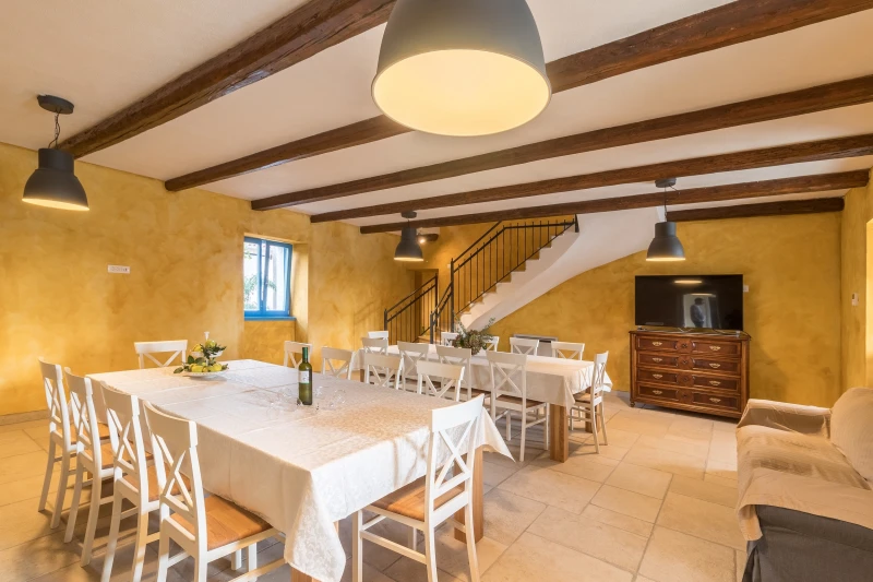 Villa Boccordi, Dnevni boravak