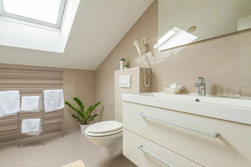 Apartment 5, Badezimmer / WC