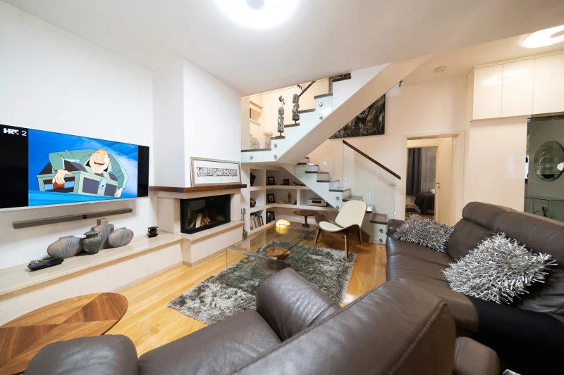 Penthaus GardenTeras, Living room