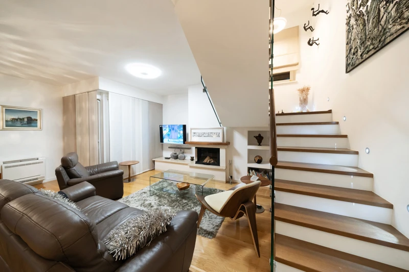 Penthaus GardenTeras, Living room