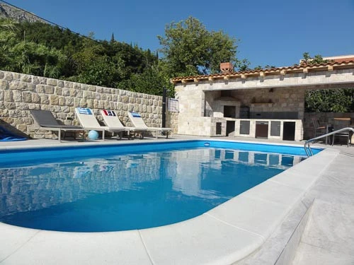 Backyard swimming pool