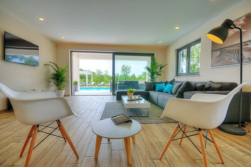 Villa Onyx, Wohnzimmer