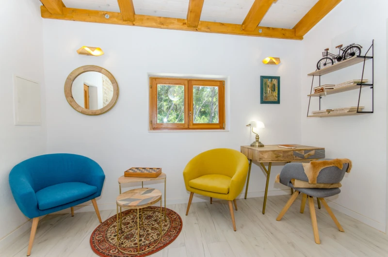 Villa Blue and Green, Dnevni boravak