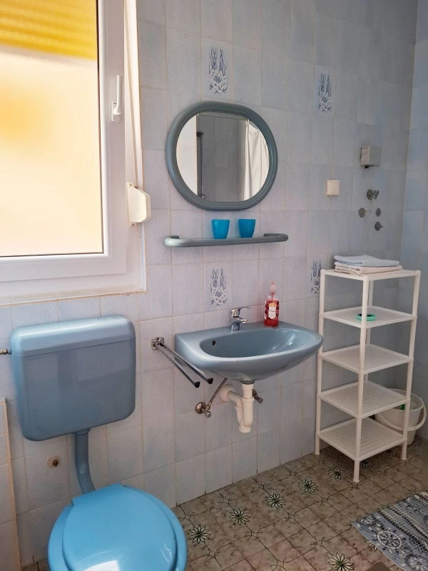 Apartman sa velikom terasom prema zapadu, Kupaonica / wc