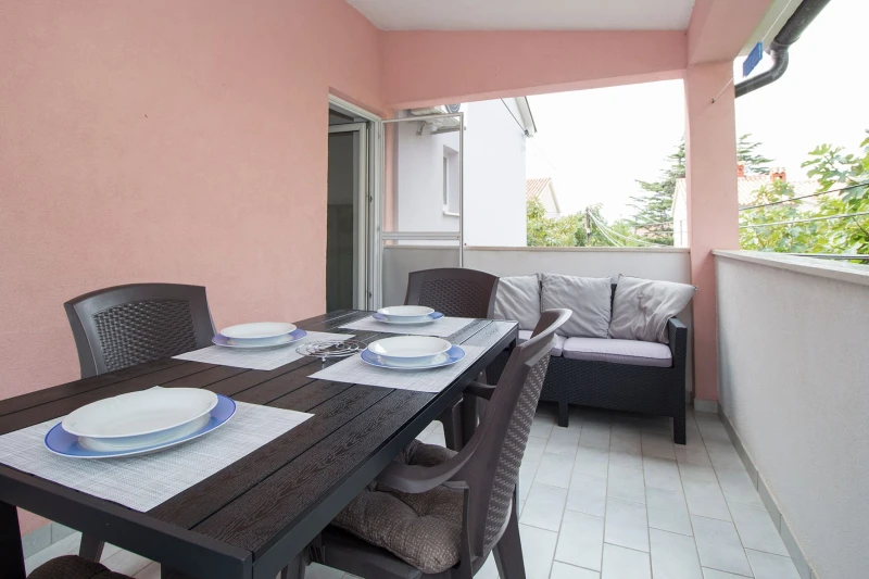 Apartman sa 2 spavaće sobe i 2 kupaonice, Balkon / terasa