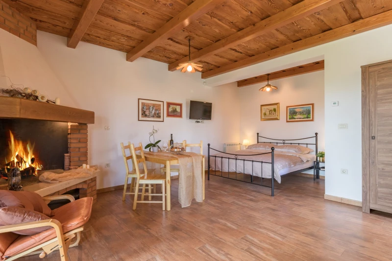 Apartman Marilena sa bazenom, Dnevni boravak