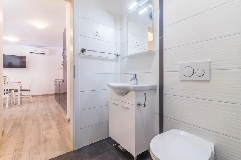 Appartamento con una camera da letto, Bagno / WC