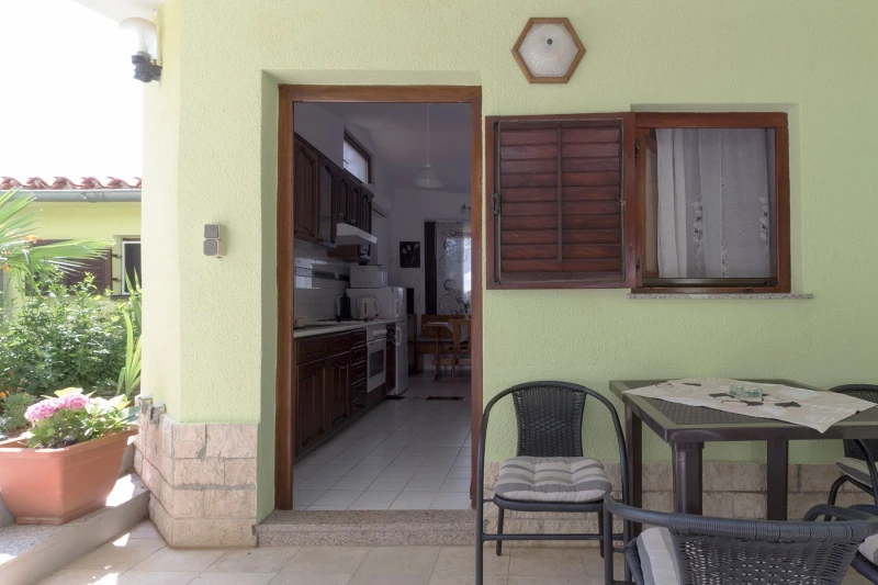 Casetta nel cortile, Balcone / terrazza