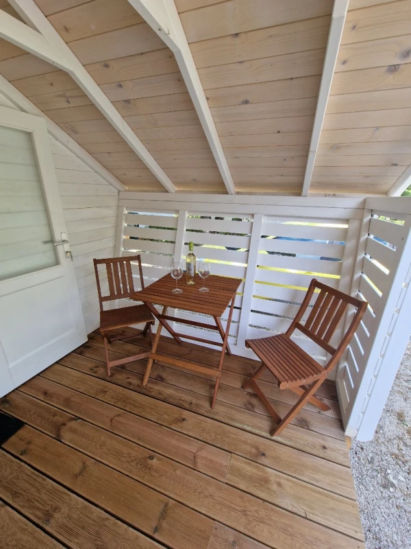 Camping Pod - 2x Single beds, Vabriga