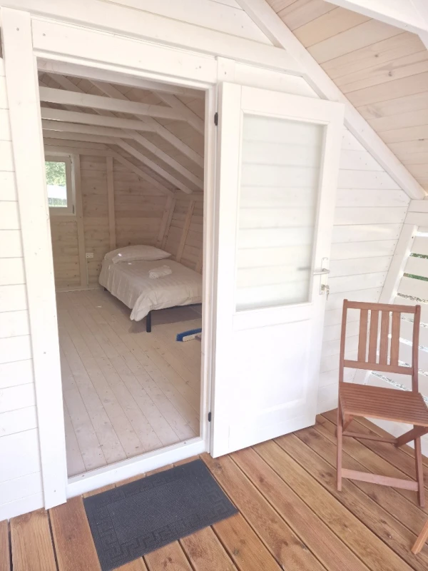 Camping Pod - Double bed, Bedrooms