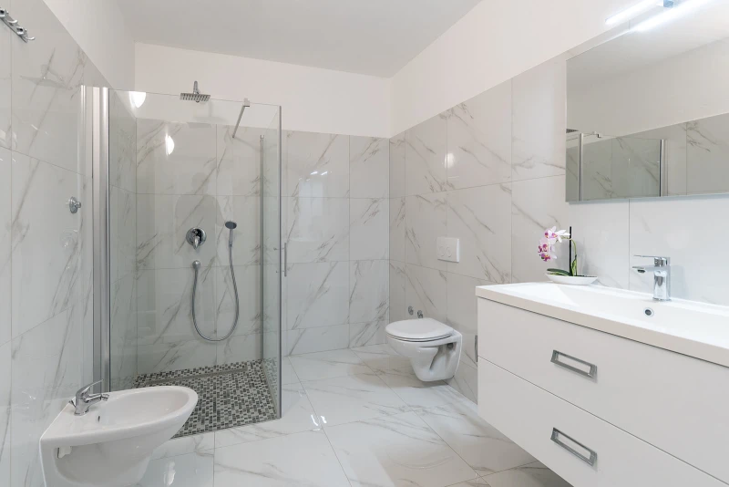 Nice Apartment with XXL swimming pool -Rovinj, Bathroom / WC