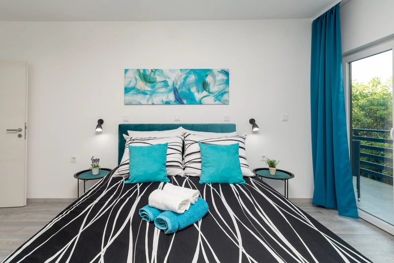 Nice Apartment with XXL swimming pool -Rovinj, Bedrooms