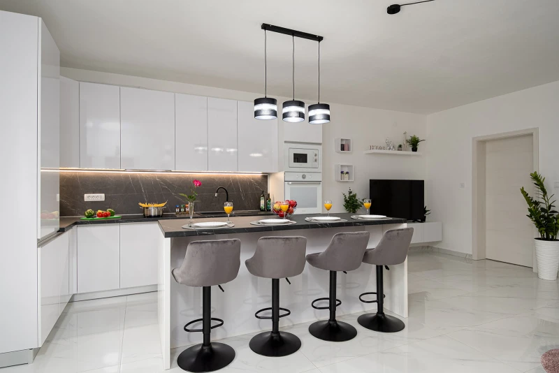 Nice Apartment with XXL swimming pool -Rovinj, Kitchen