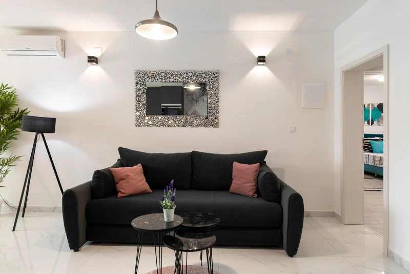 Nice Apartment with XXL swimming pool -Rovinj, Living room