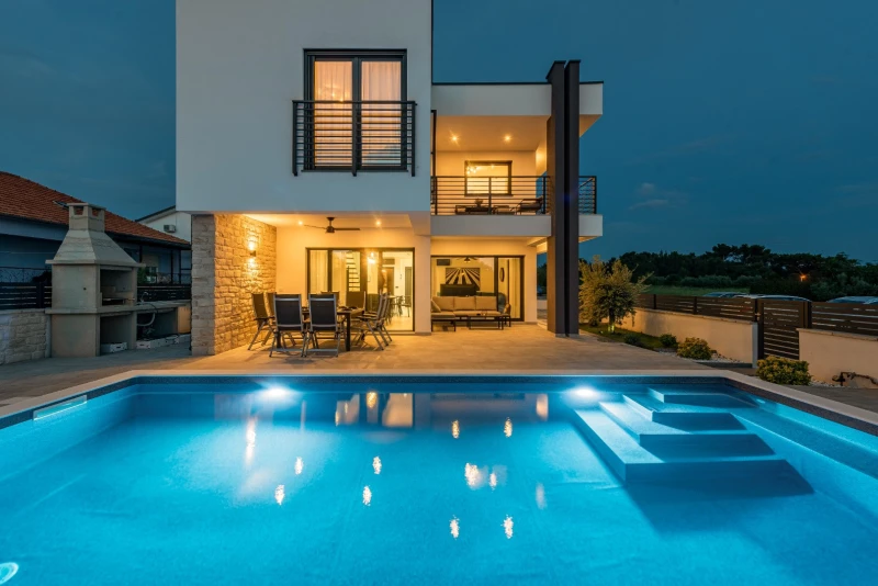 Modern villa by the sea