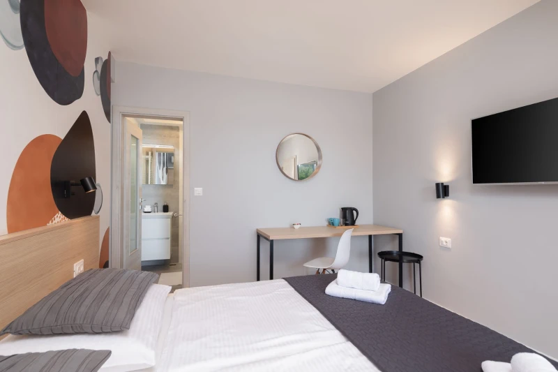 Double Room with Balcony and Sea View, Sobe
