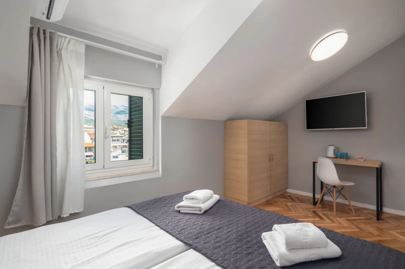Double room with mountain view, Sobe