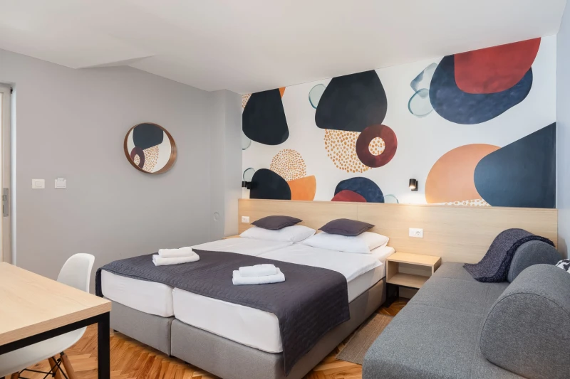 Double Room with Mountain View, Sobe