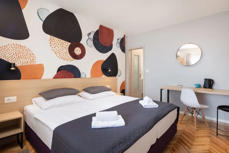 Double Room with Balcony and Sea View, Sobe