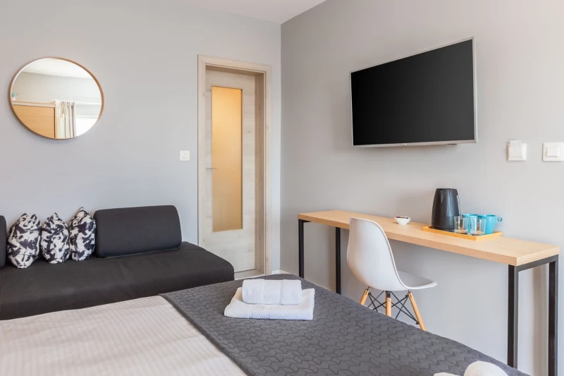 Double Room with Balcony and Sea View, Sobe