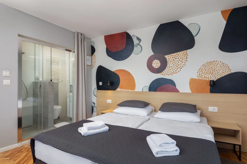 Double Room with Sea View, Sobe