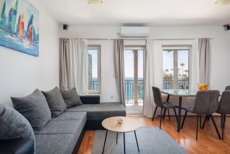 Apartment with Sea View 1, Dnevni boravak