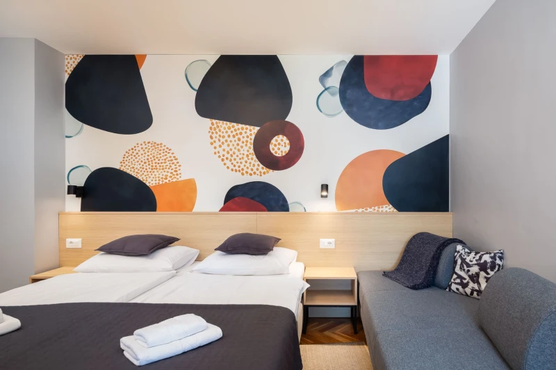 Double Room with Mountain View, Sobe