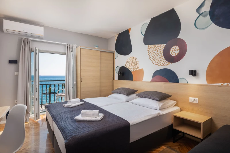 Double Room with Balcony and Sea View