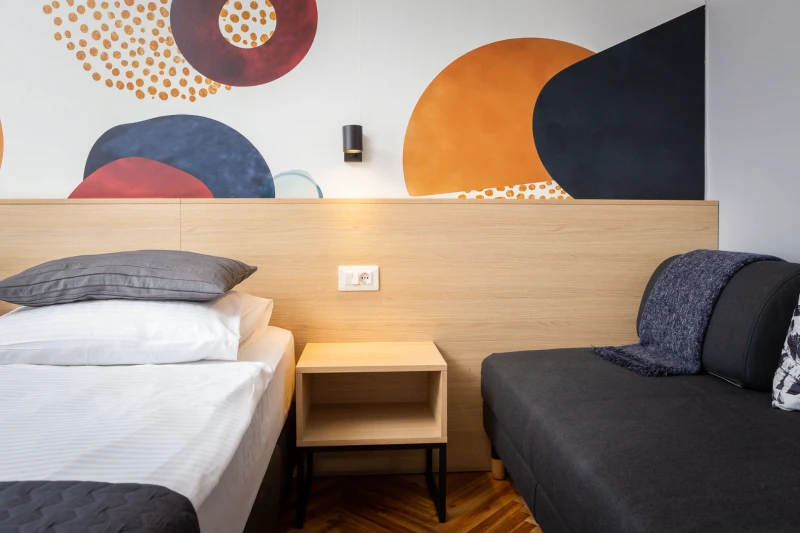 Double Room with Balcony and Sea View, Sobe