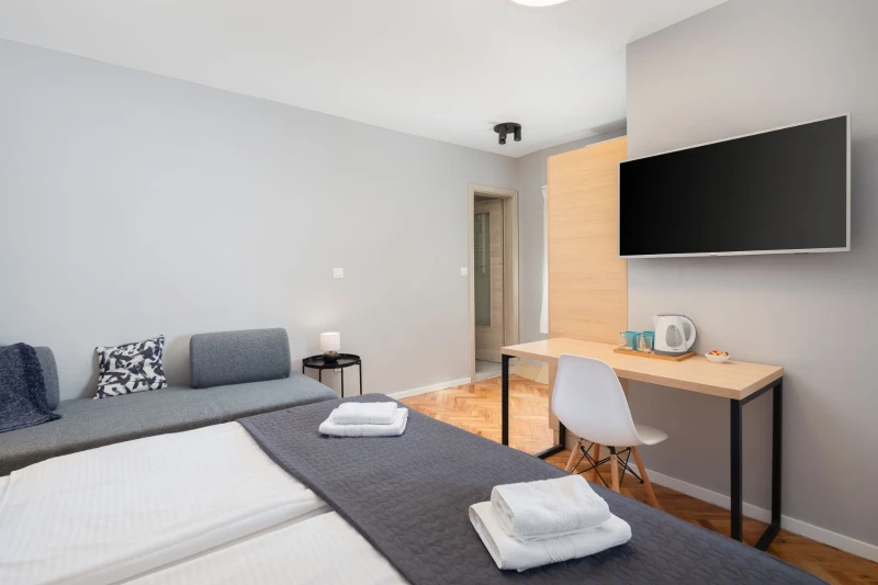 Double Room with Mountain View, Sobe