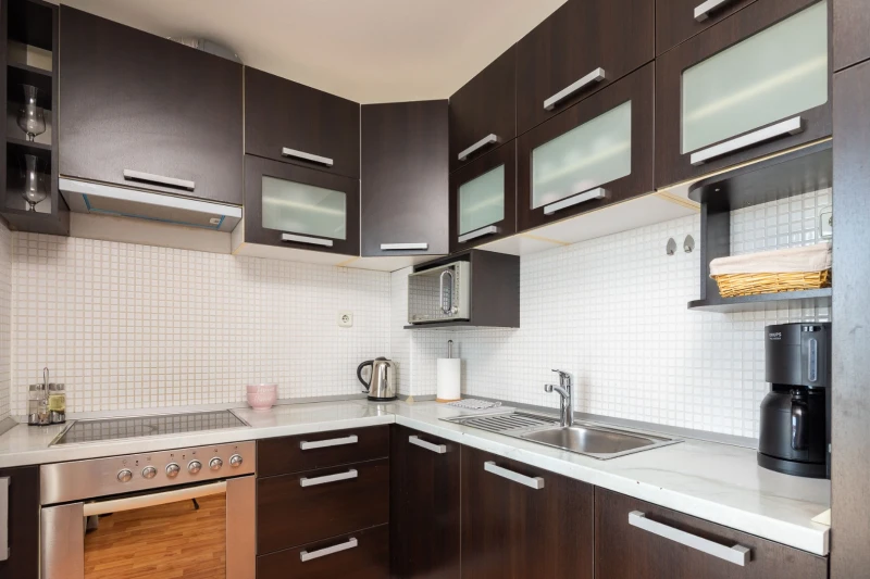 Apartment with Sea View 1, Kuhinja