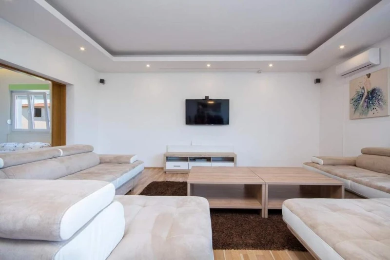 Standard Apartment Apartmant & rooms Villa Rosa Medulin, Living room