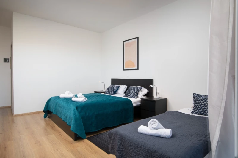 Delux triple Room with Sea View 2., Bedrooms