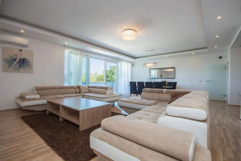 Standard Apartment Apartmant & rooms Villa Rosa Medulin, Living room