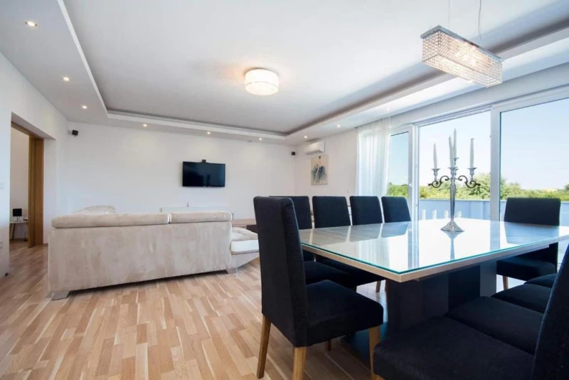 Standard Apartment Apartmant & rooms Villa Rosa Medulin, Living room