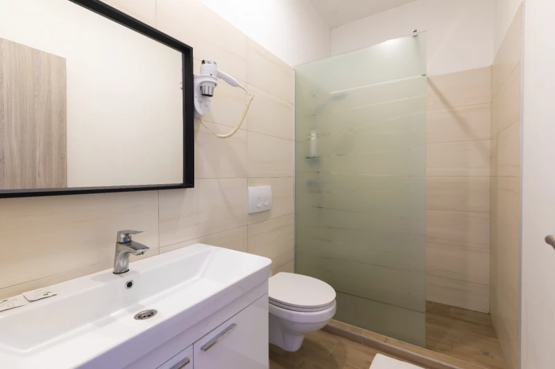 Delux triple Room with Sea View 2., Bathroom / WC