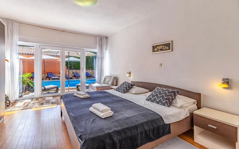 Ferienhaus für 14 Personen, 500 m vom Strand entfern, Camere
