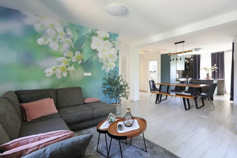 Villa Rocky, Wohnzimmer