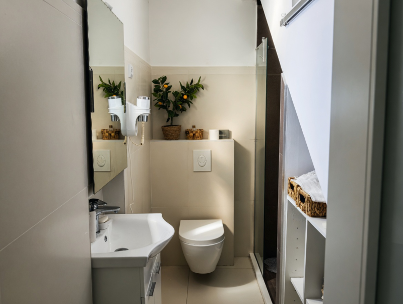 One Bedroom Apartman, Bagno / WC