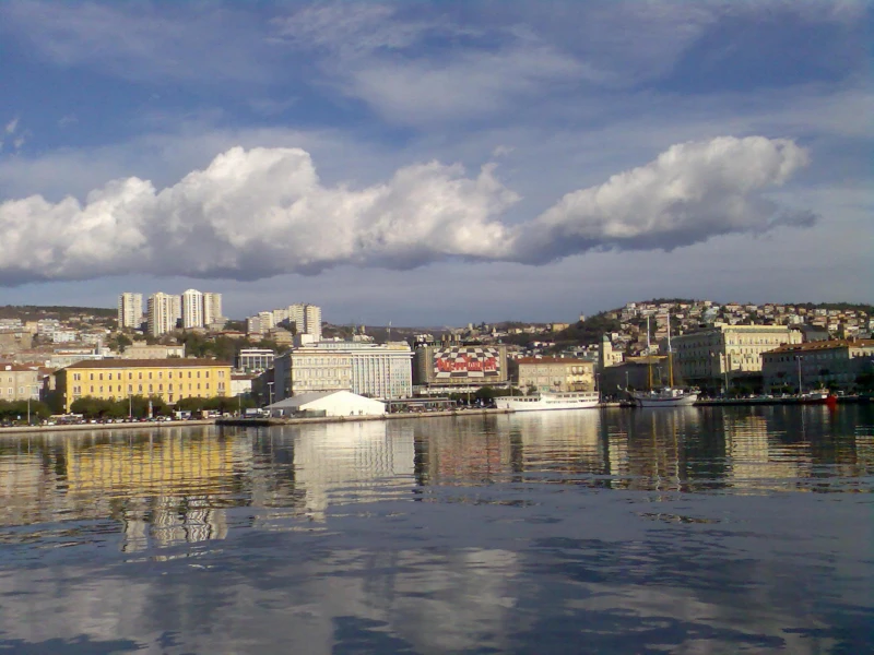 Sarah Zimmer im Herzen von Rijeka