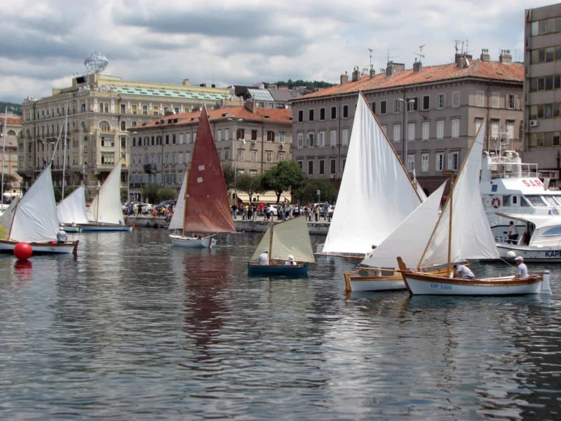 Sarah Zimmer im Herzen von Rijeka
