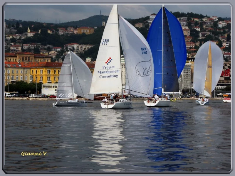 Sarah Zimmer im Herzen von Rijeka