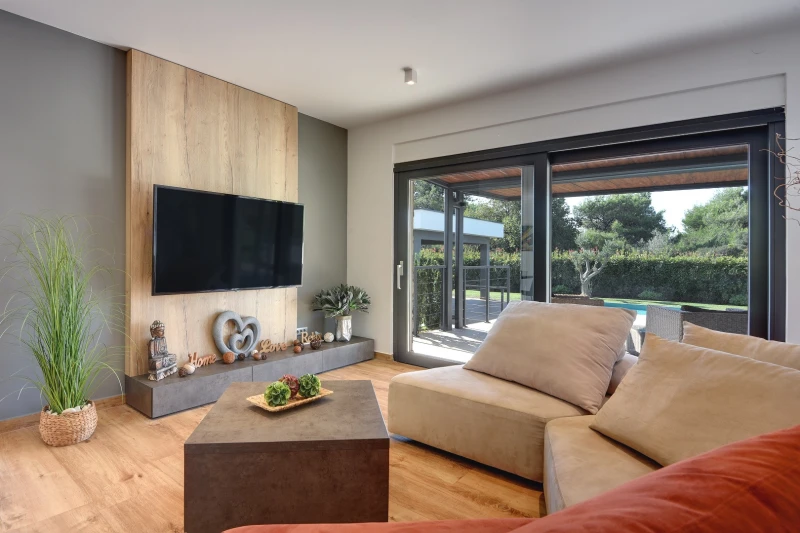 Villa Momare, Wohnzimmer